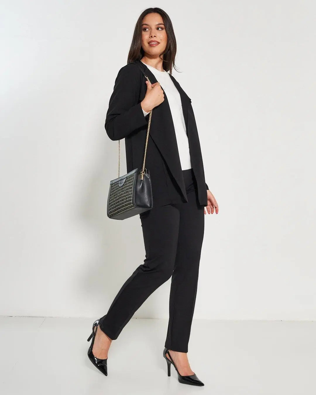 Spolverino sciallato NERO DORABELLA