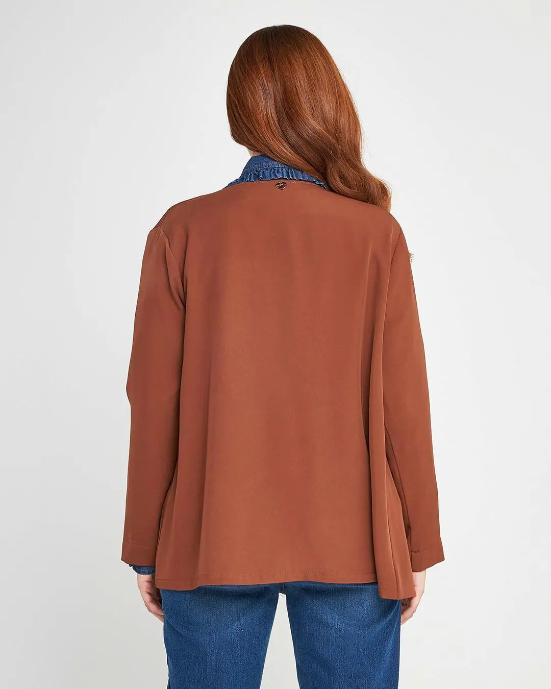 Spolverino sciallato TABACCO DORABELLA