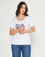 T-shirt animalier Bianco DORABELLA