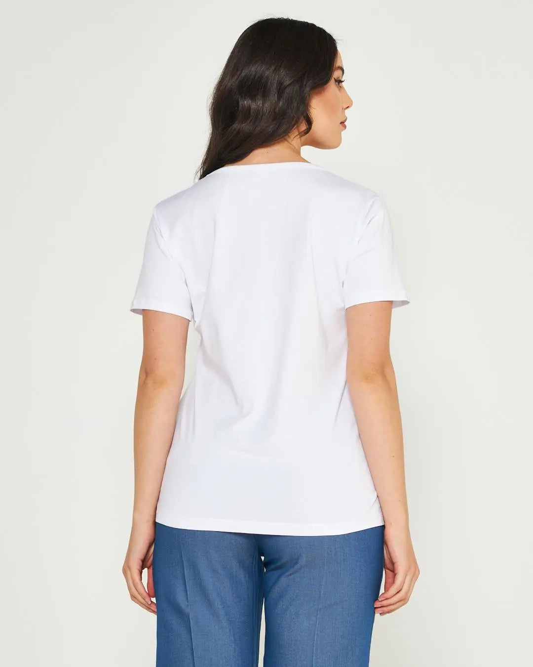 T-shirt animalier Bianco DORABELLA