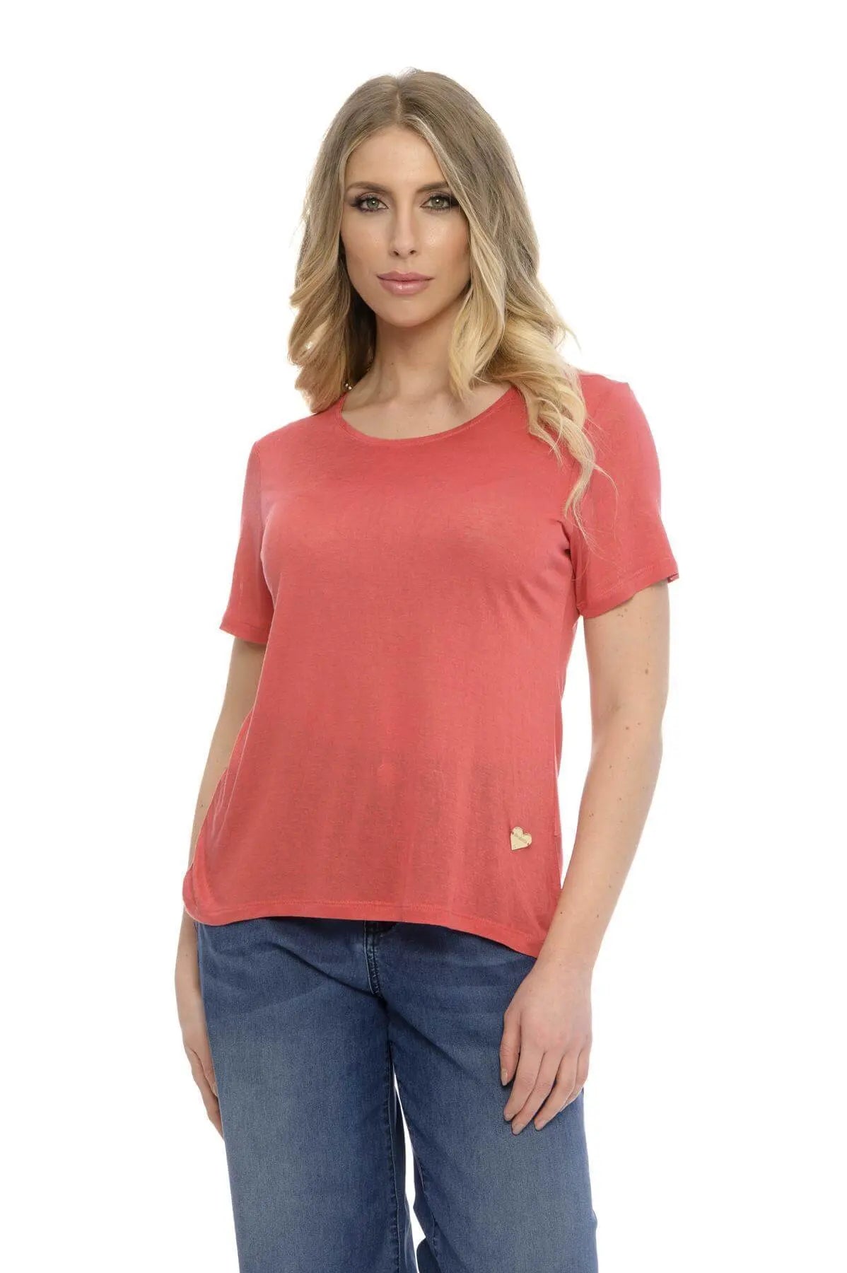 T-shirt basic fiammata CORALLO DORABELLA XXL
