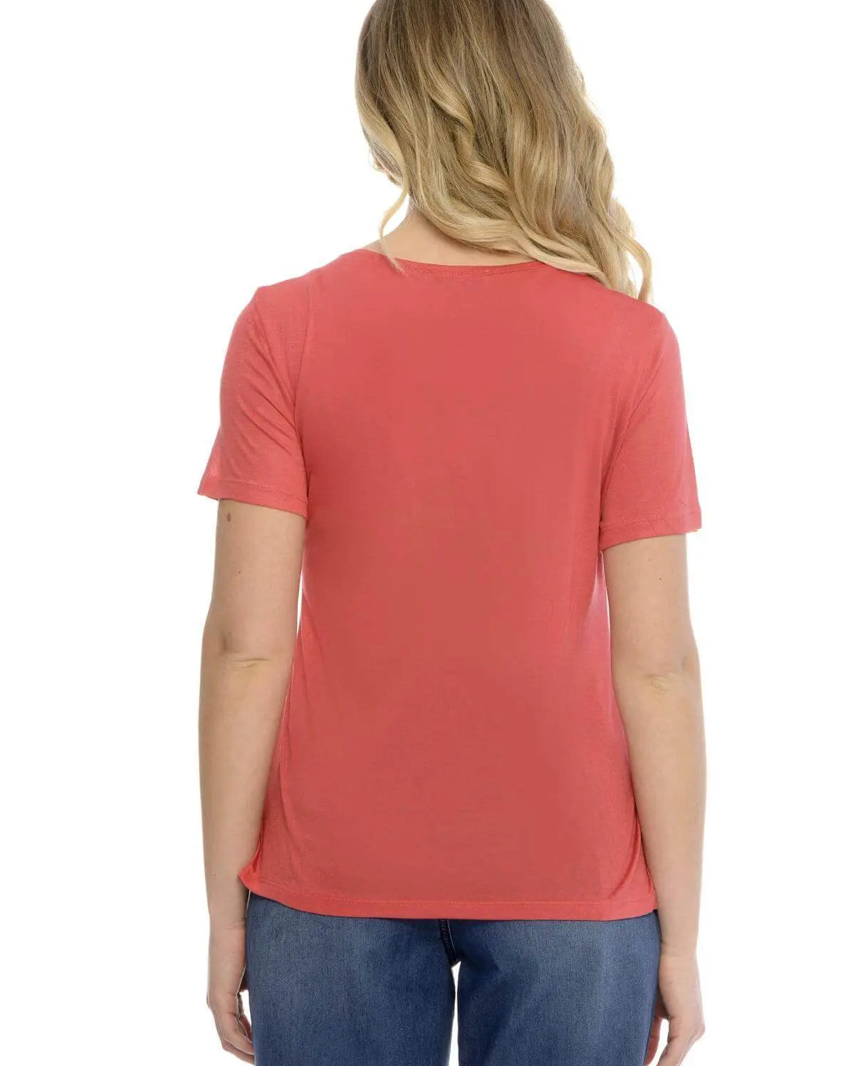 T-shirt basic fiammata CORALLO DORABELLA