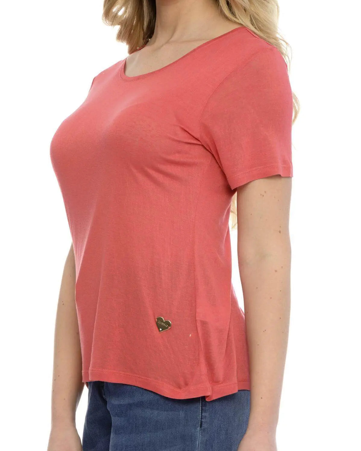 T-shirt basic fiammata CORALLO DORABELLA