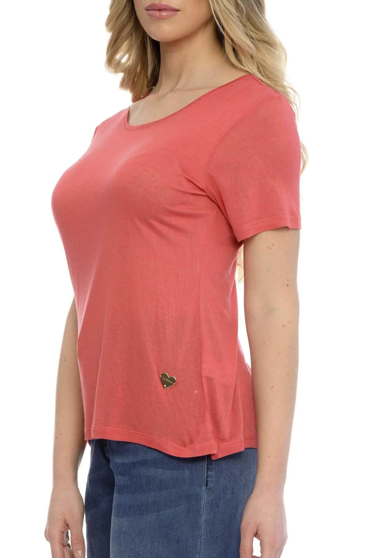 T-shirt basic fiammata CORALLO DORABELLA