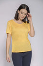 T-shirt basic fiammata GIALLO DORABELLA XXL