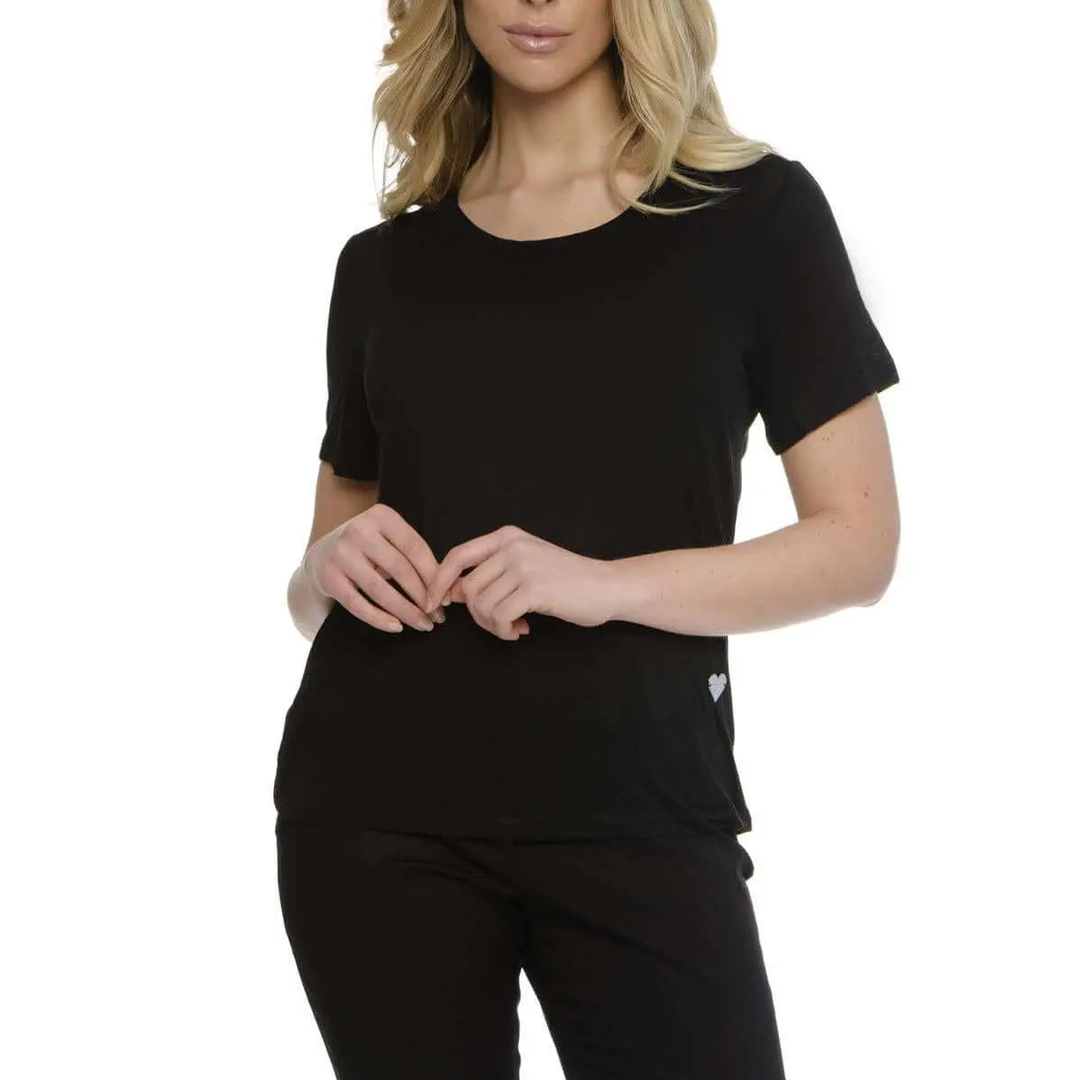 T-shirt basic fiammata NERO DORABELLA XXL
