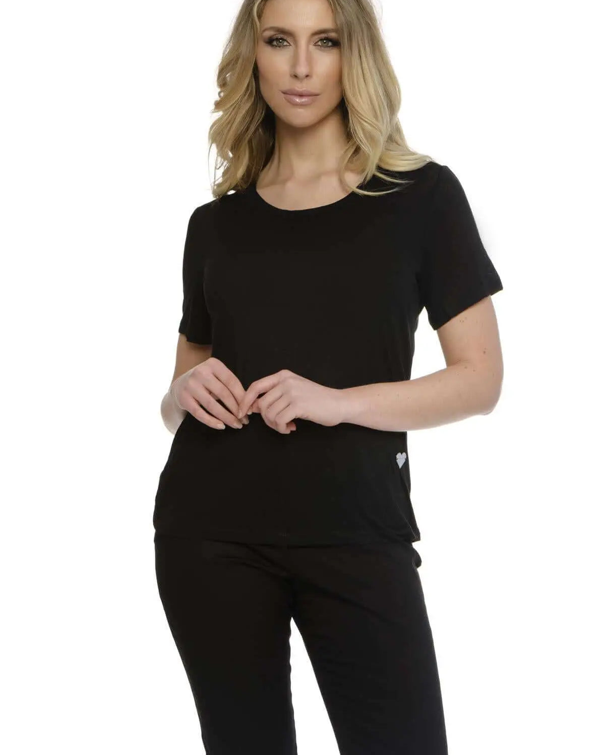 T-shirt basic fiammata NERO DORABELLA XXL