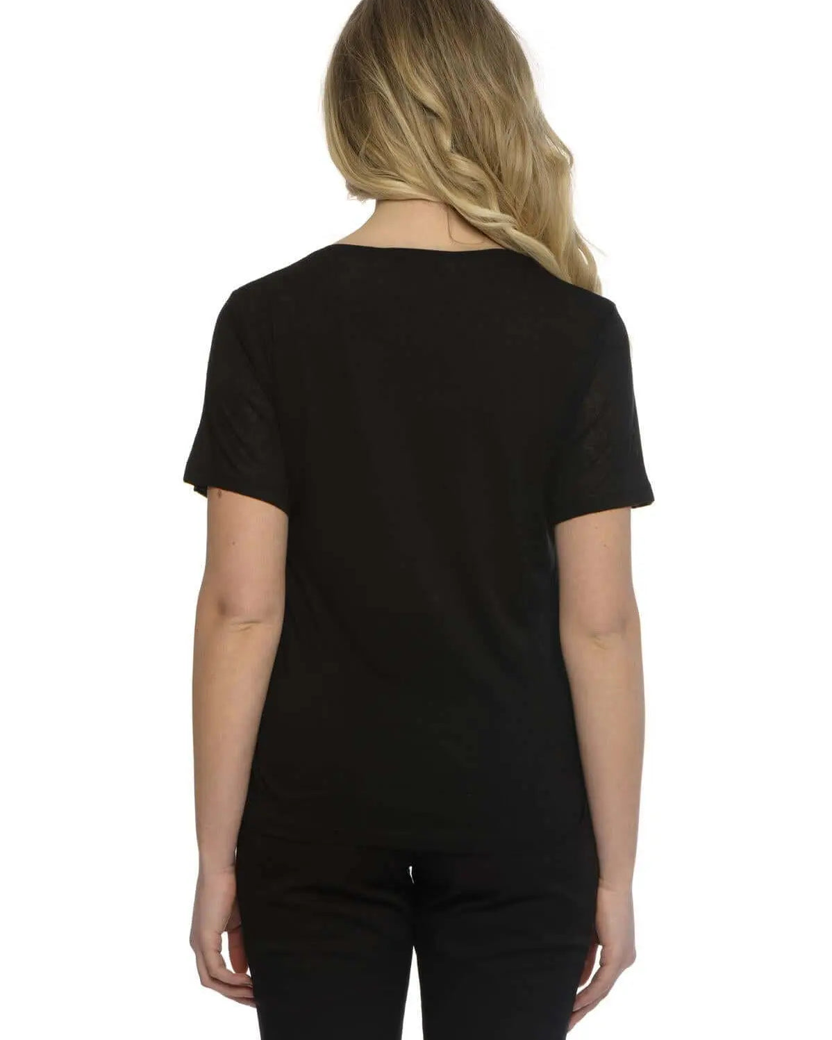 T-shirt basic fiammata NERO DORABELLA