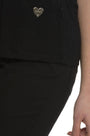 T-shirt basic fiammata NERO DORABELLA