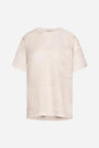 T-shirt bimateriale BEIGE IRONICA