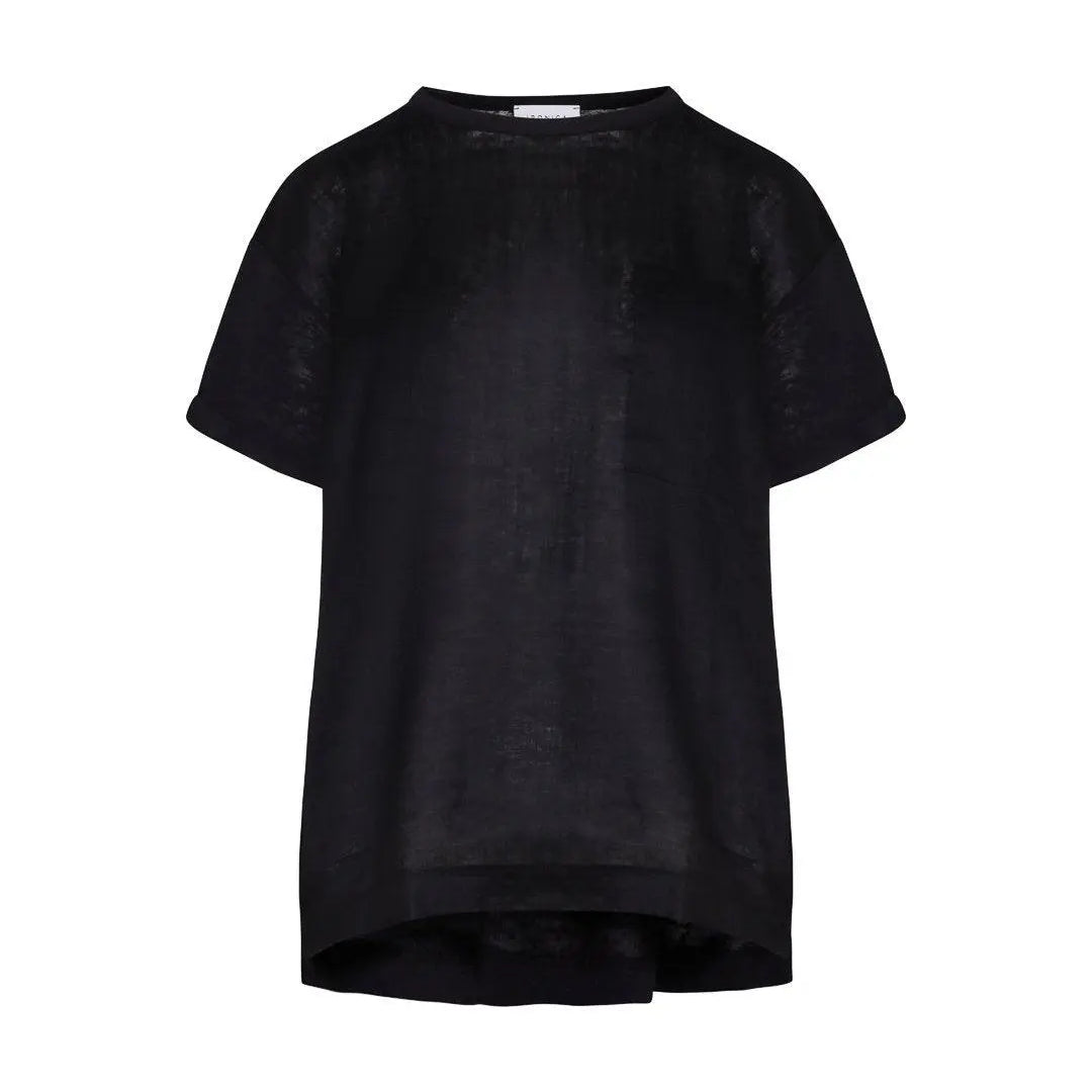 T-shirt bimateriale NERO IRONICA XXL