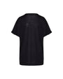 T-shirt bimateriale NERO IRONICA