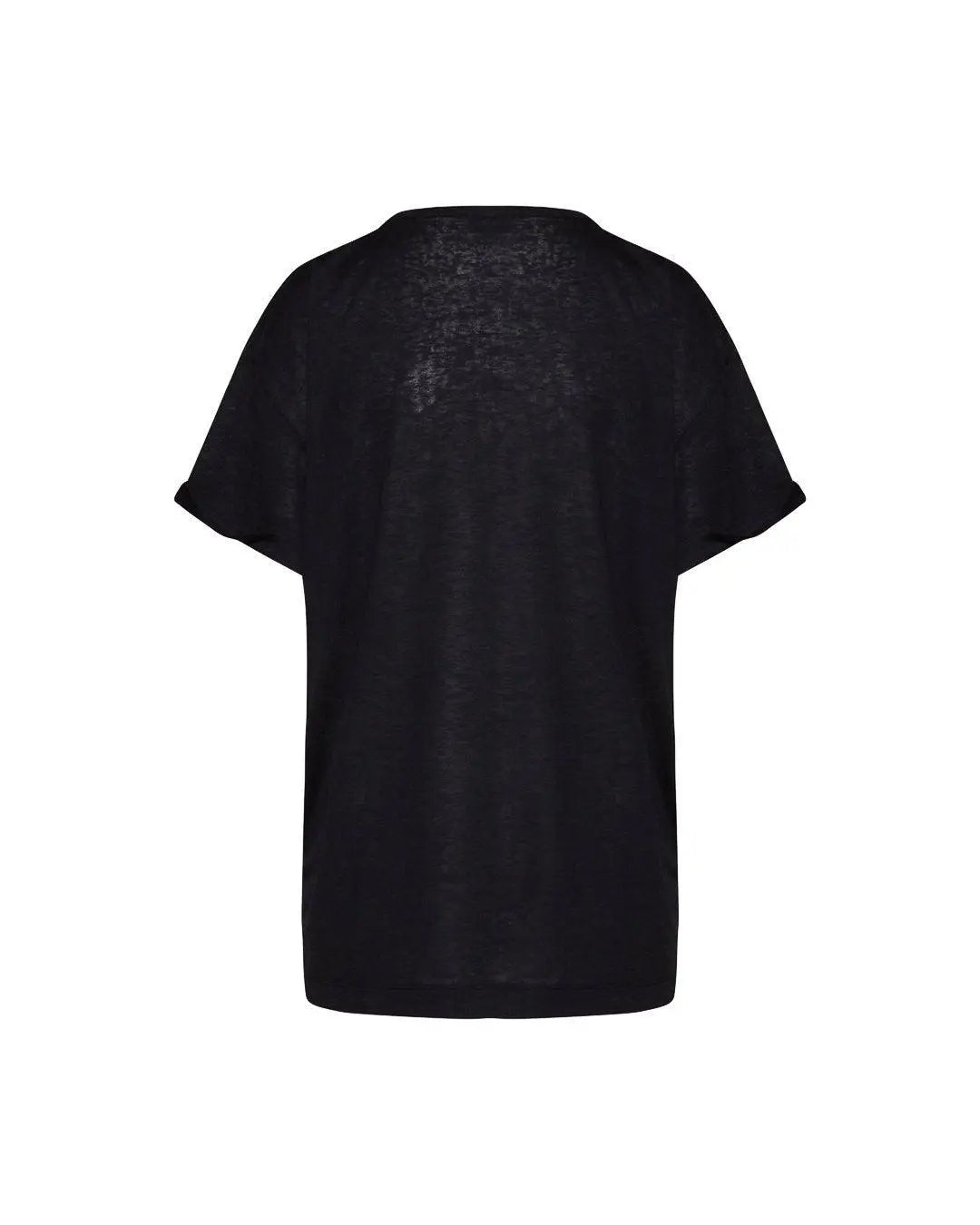 T-shirt bimateriale NERO IRONICA