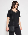 T-shirt catena BLACK DORABELLA PIU'