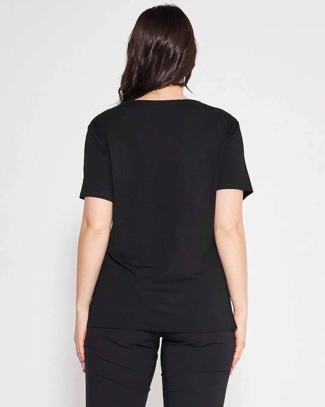 T-shirt catena BLACK DORABELLA PIU'