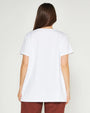 T-shirt catene BIANCO-MORO DORABELLA PIU'