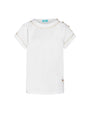 T-shirt con cup sleeves Bianco DORABELLA