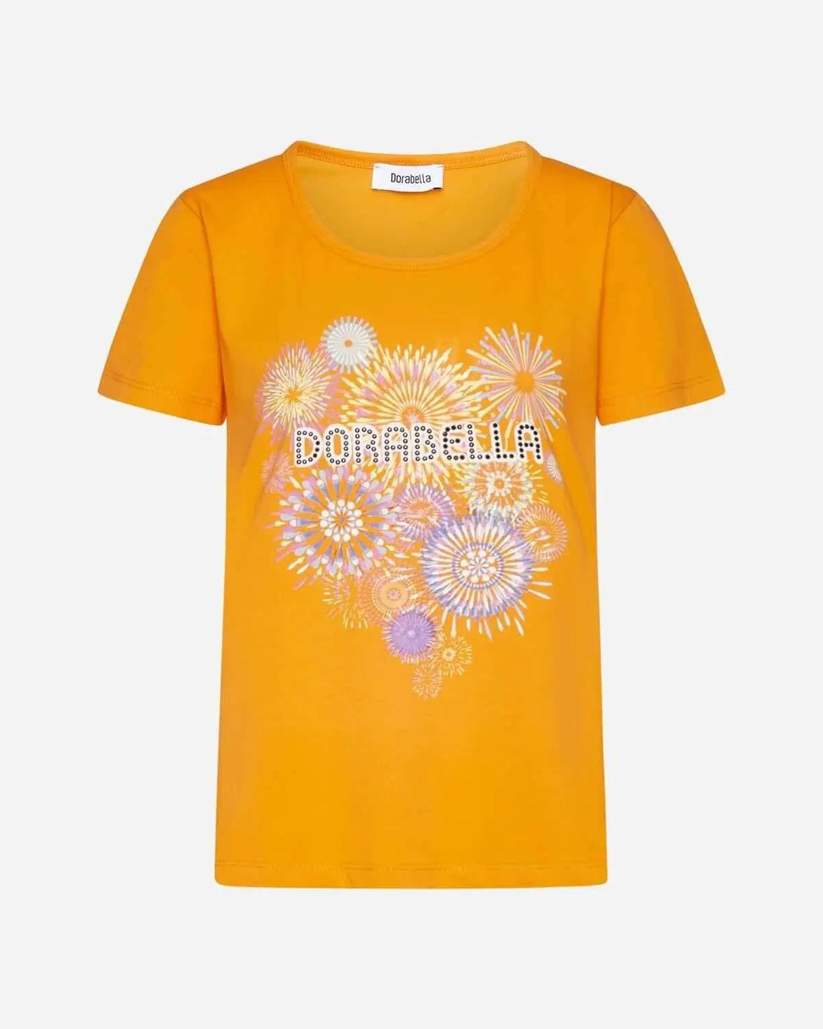 T-shirt con logo ARANCIO DORABELLA