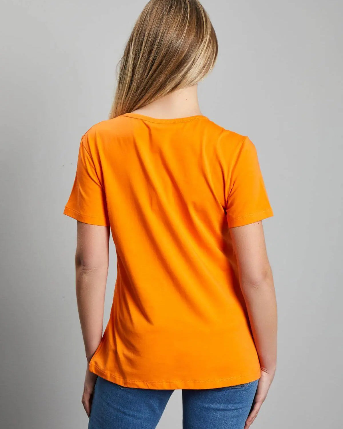 T-shirt con logo ARANCIO DORABELLA