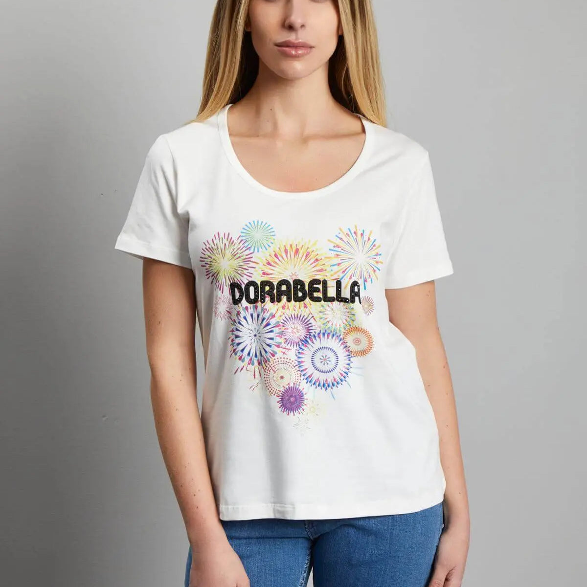 T-shirt con logo PANNA DORABELLA XL