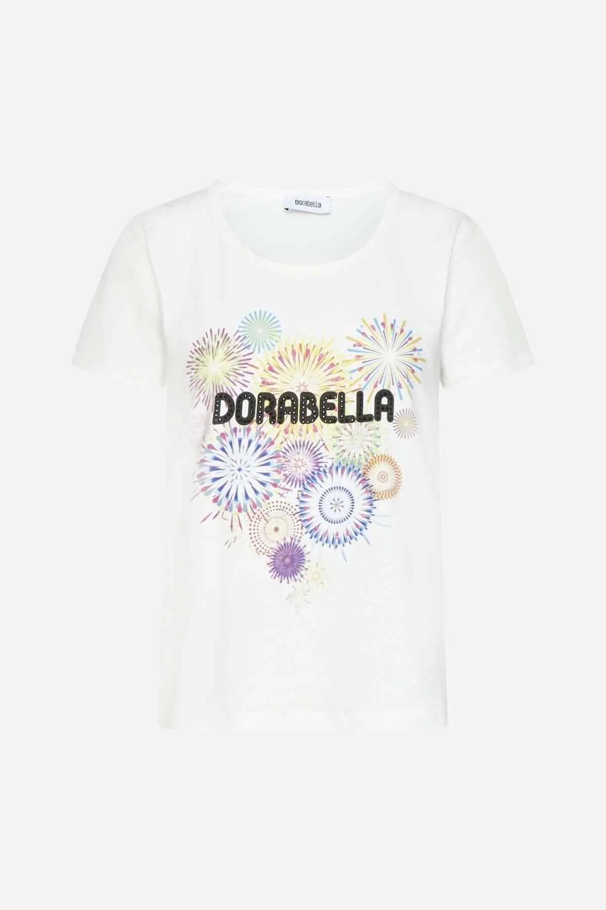 T-shirt con logo PANNA DORABELLA