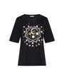 T-shirt con stampa stelle NERO IRONICA XL