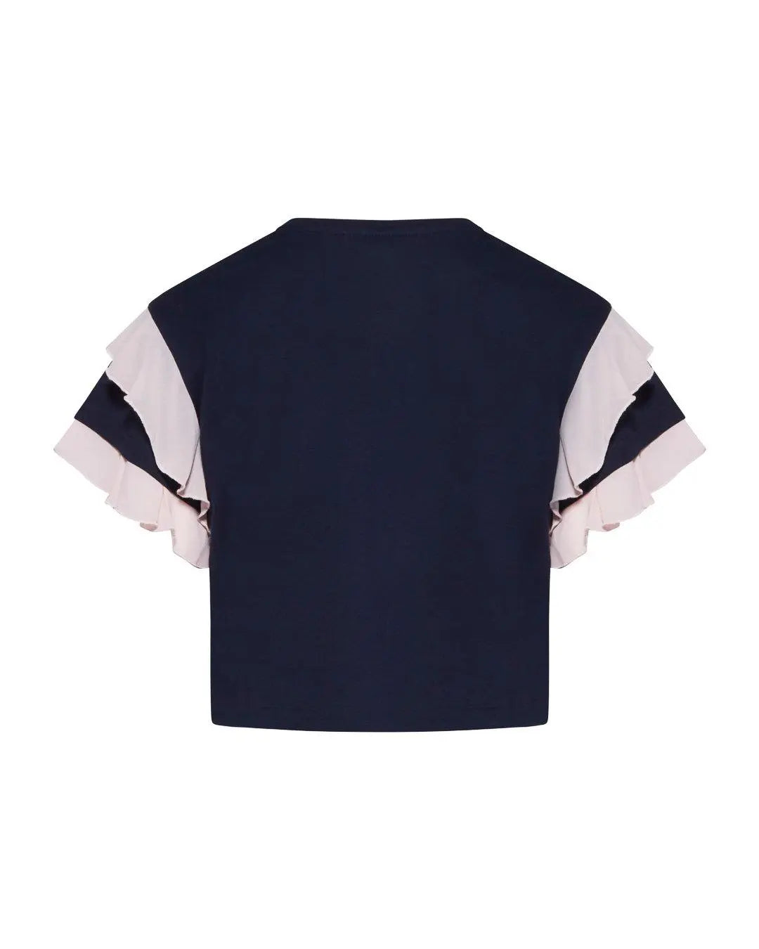 T-shirt crop BLU IRONICA