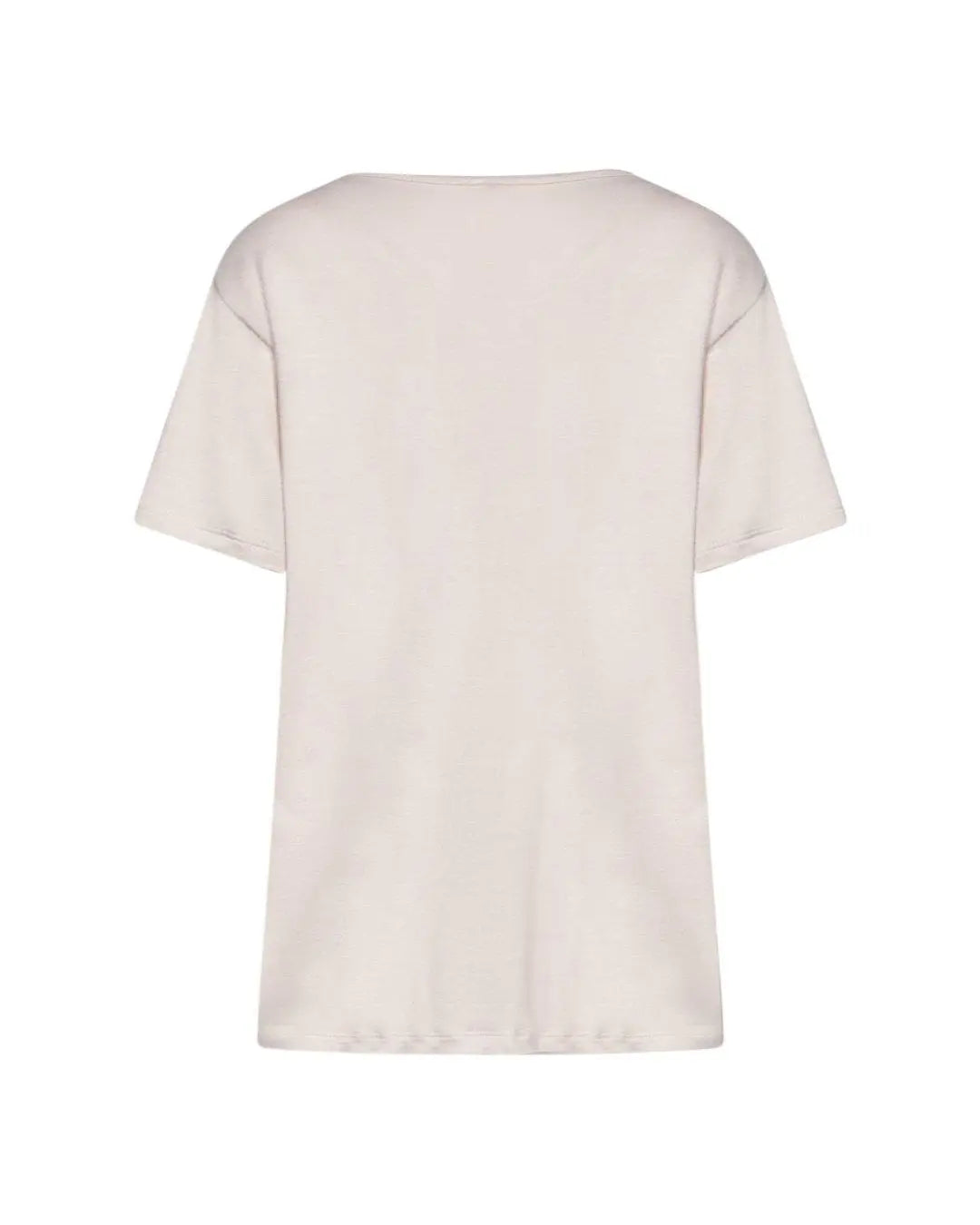T-shirt foglia BEIGE-ORO DORABELLA PIU'