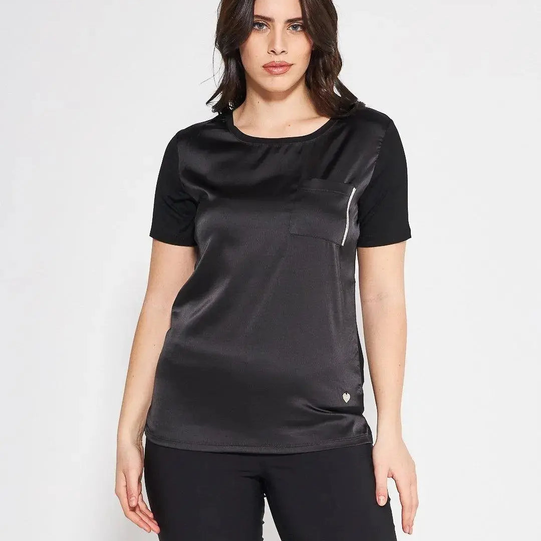 T-shirt girocollo BLACK DORABELLA XL
