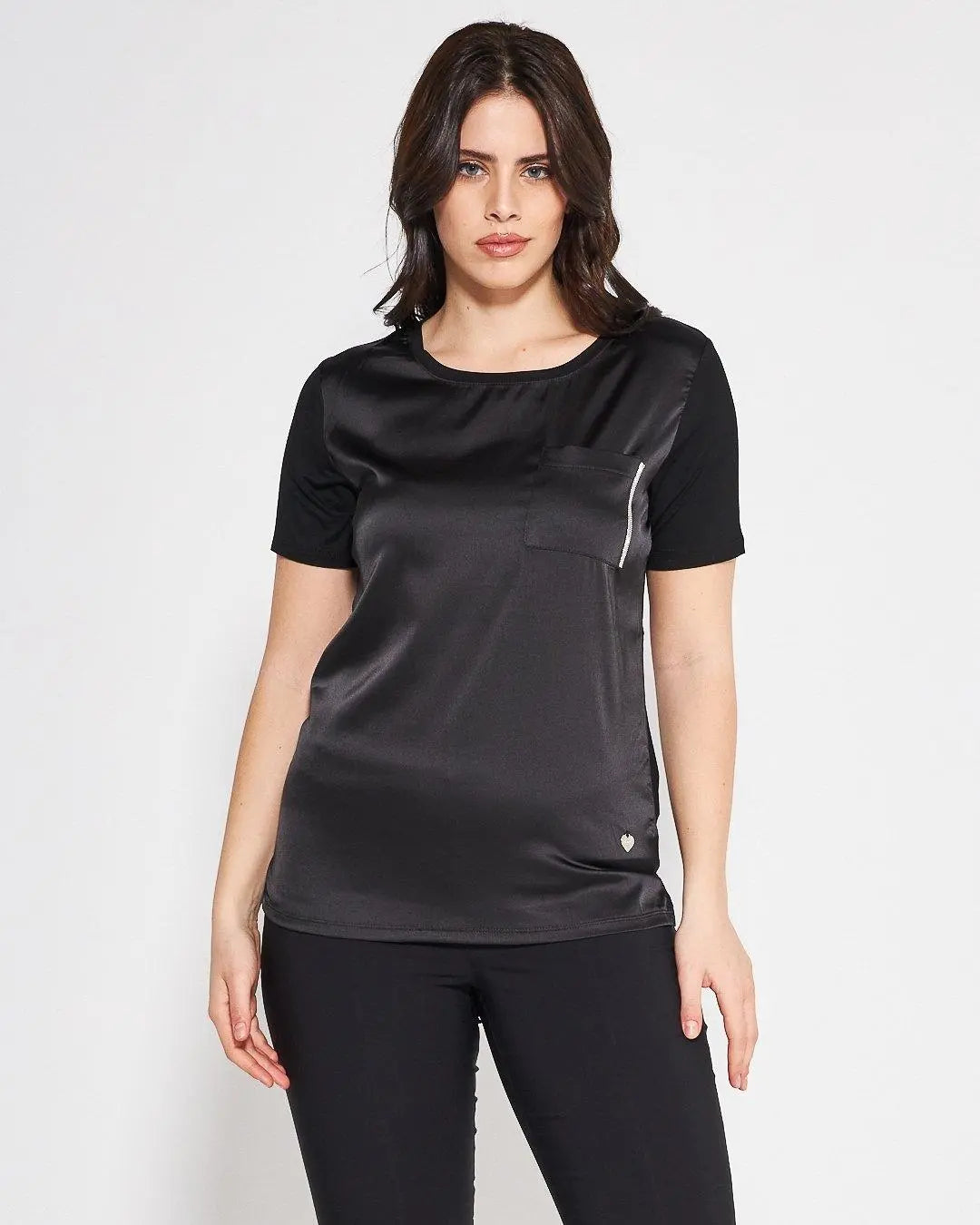 T-shirt girocollo BLACK DORABELLA XL