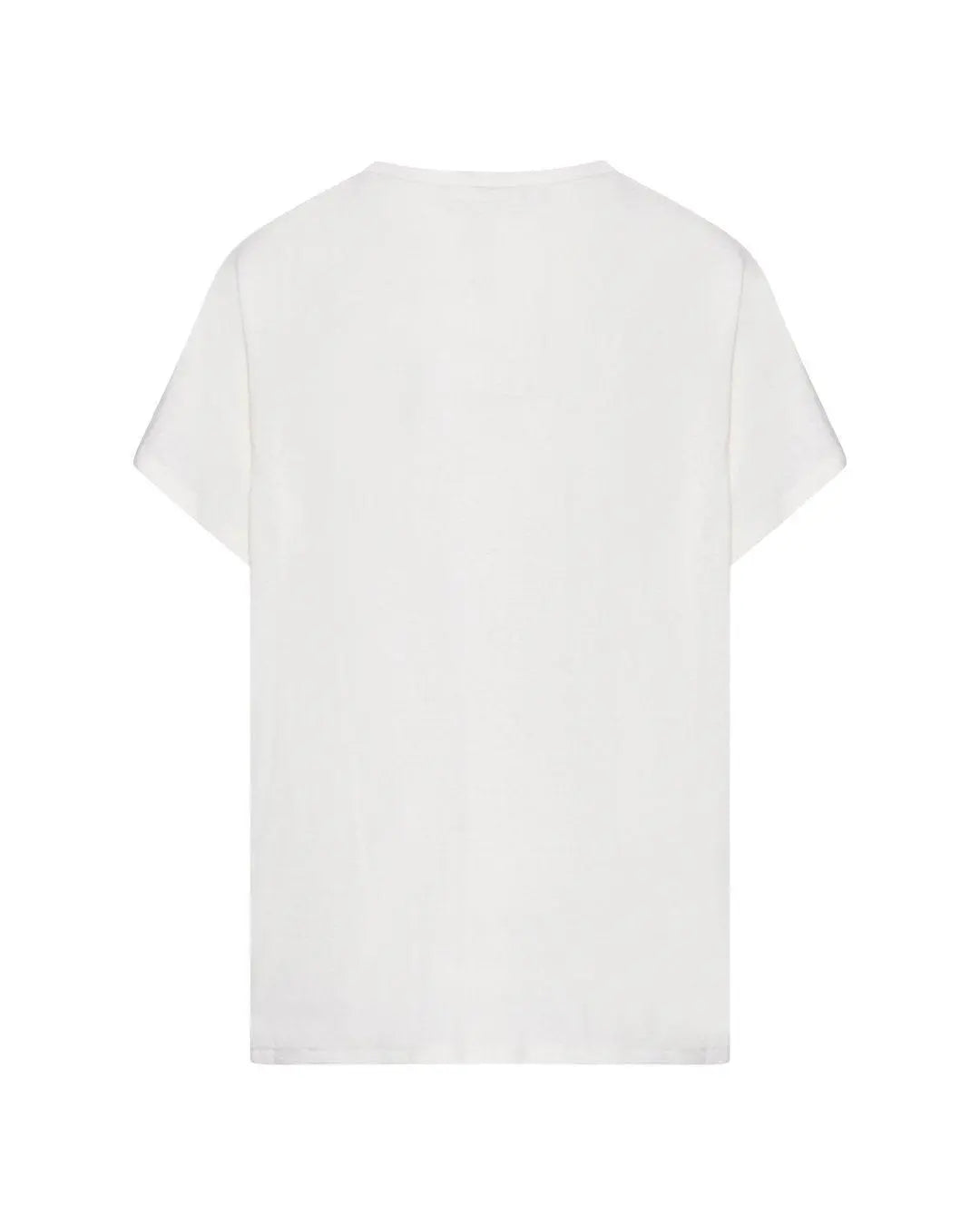 T-shirt in viscosa fiammata BEIGE IRONICA