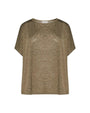 T-shirt in viscosa fiammata MILITARE IRONICA M-L
