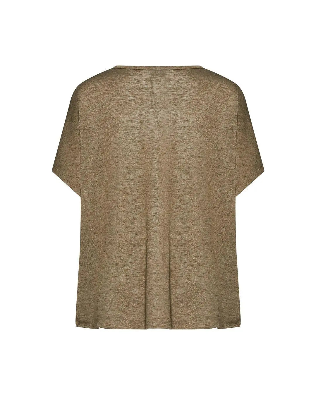 T-shirt in viscosa fiammata MILITARE IRONICA