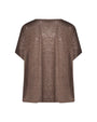 T-shirt in viscosa fiammata MORO IRONICA
