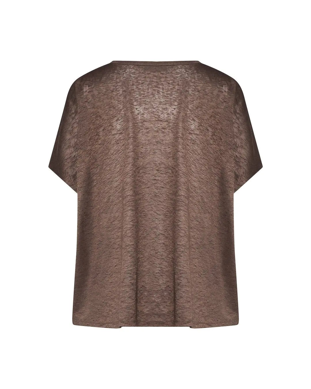 T-shirt in viscosa fiammata MORO IRONICA