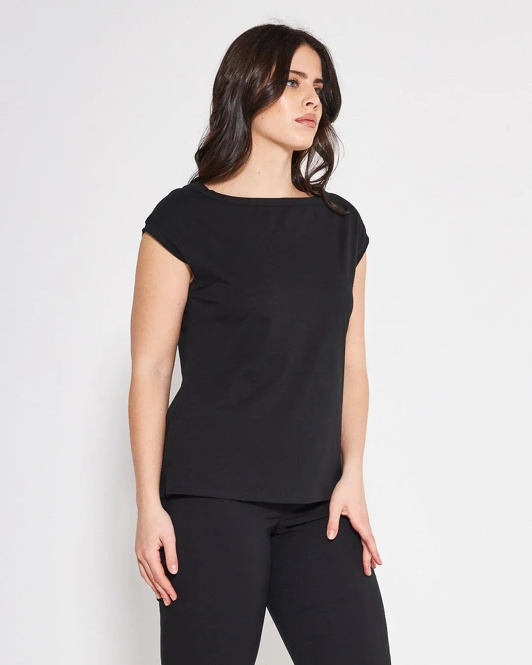 T-shirt kimono BLACK DORABELLA