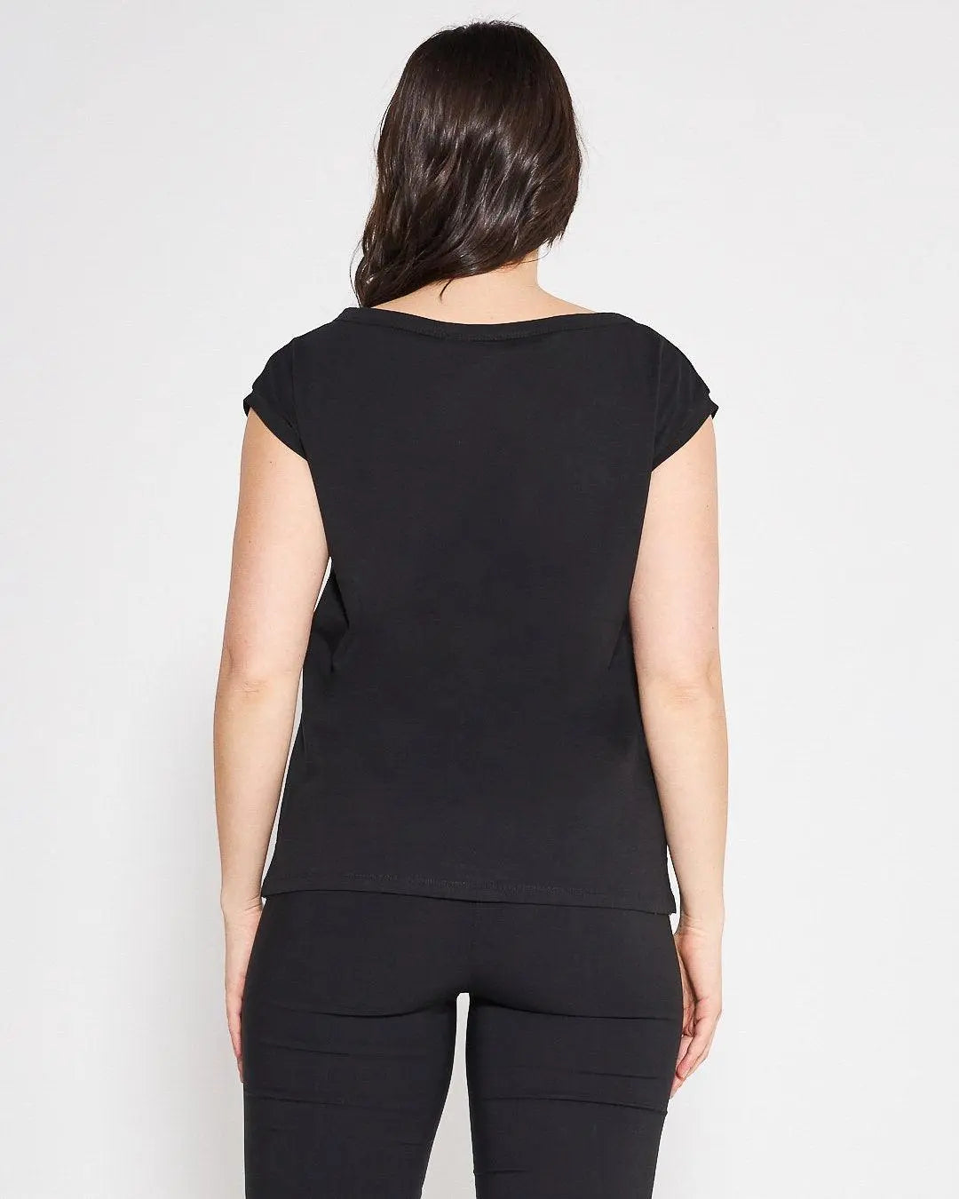 T-shirt kimono BLACK DORABELLA