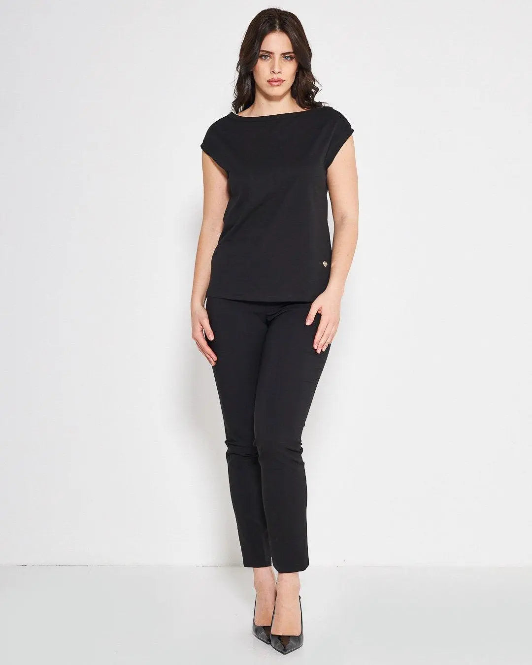 T-shirt kimono BLACK DORABELLA
