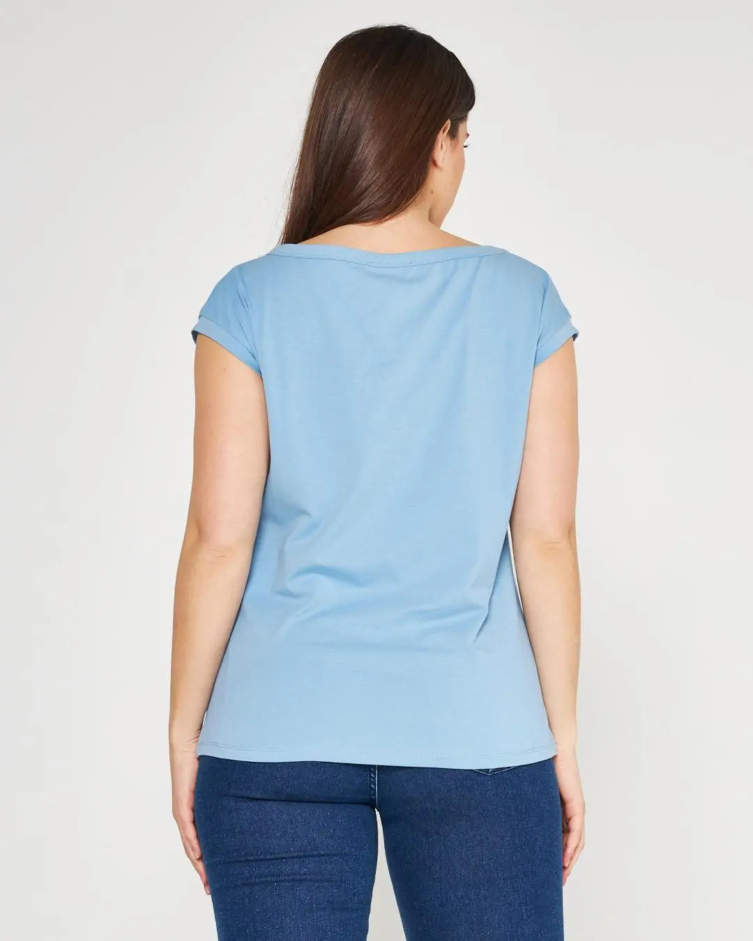 T-shirt kimono LIGHT BLUE DORABELLA