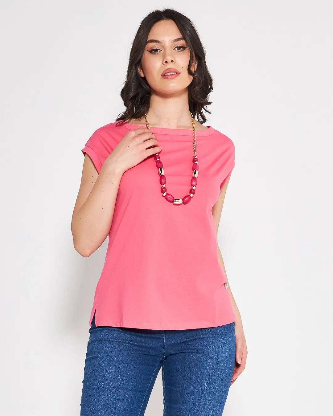 T-shirt kimono ROSA BUBBLE DORABELLA