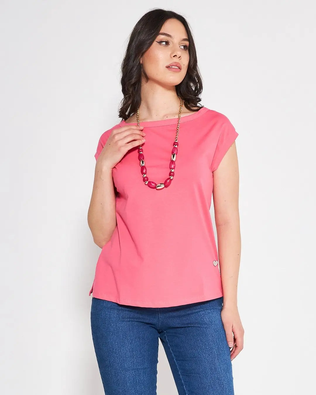T-shirt kimono ROSA BUBBLE DORABELLA