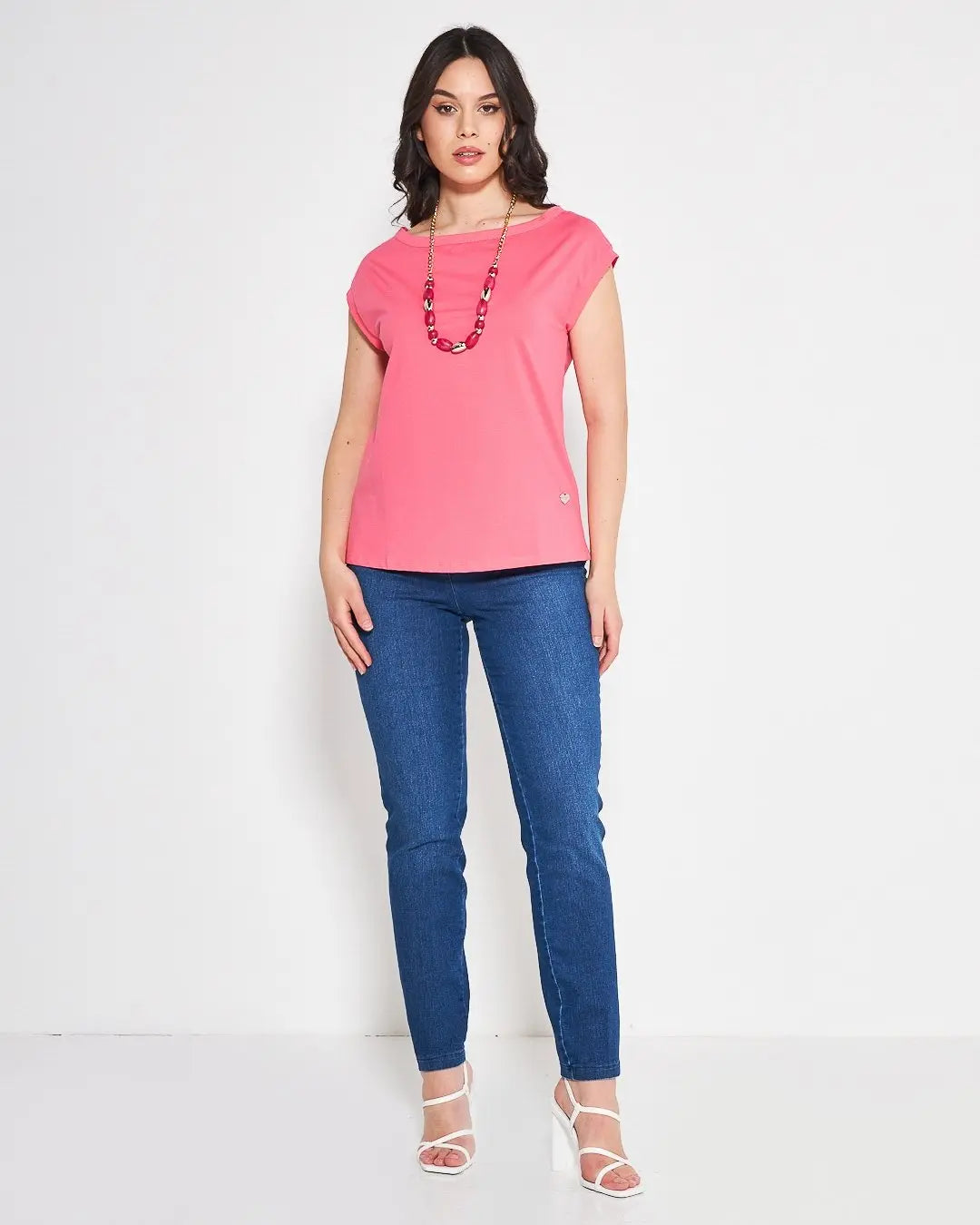 T-shirt kimono ROSA BUBBLE DORABELLA