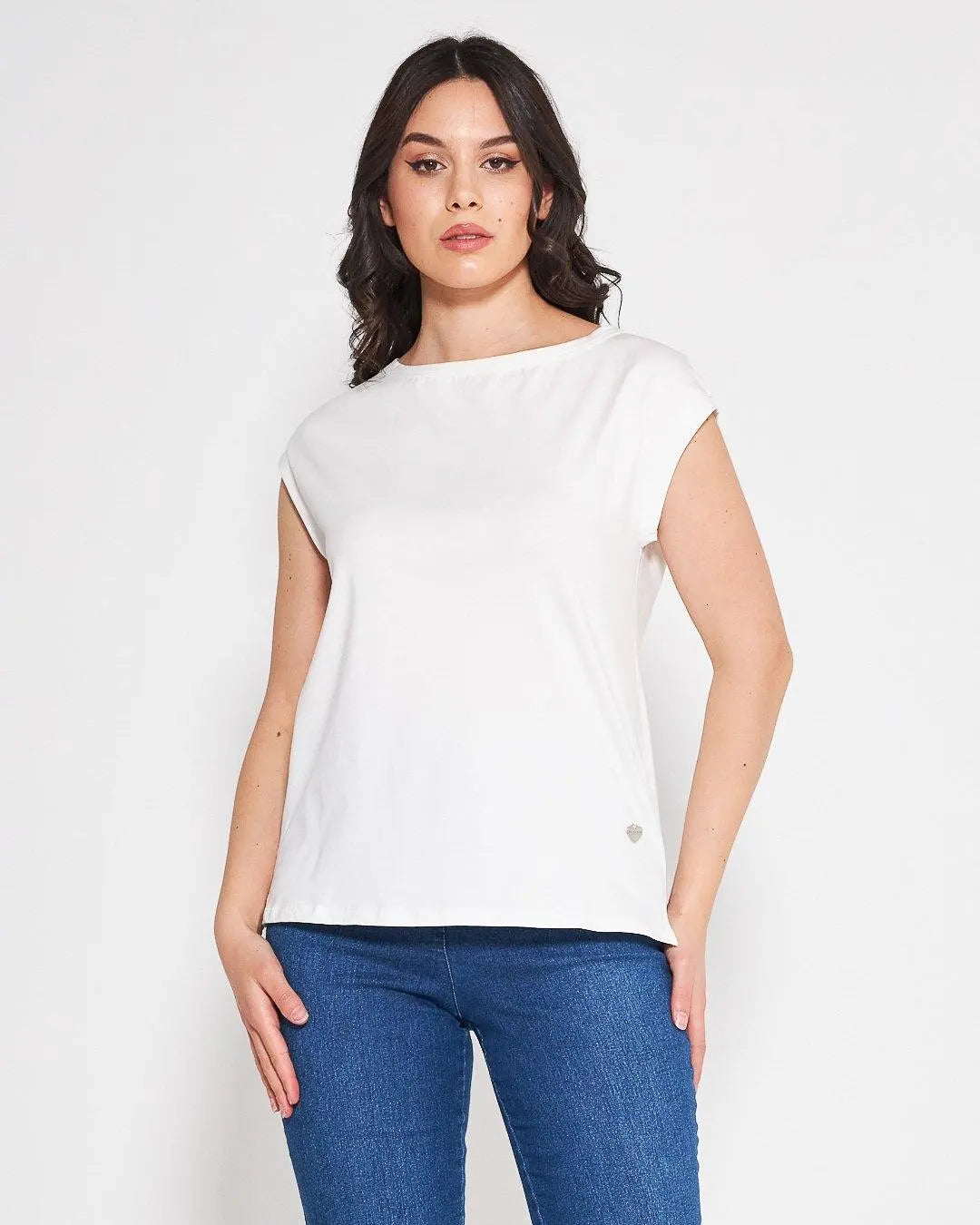 T-shirt kimono WHITE DORABELLA XL