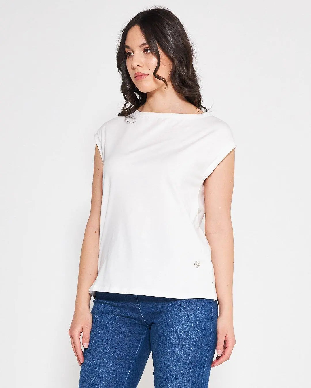 T-shirt kimono WHITE DORABELLA