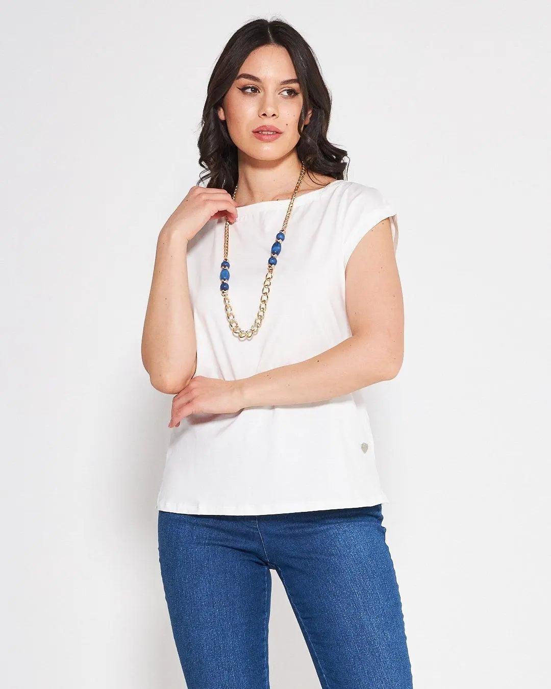 T-shirt kimono WHITE DORABELLA