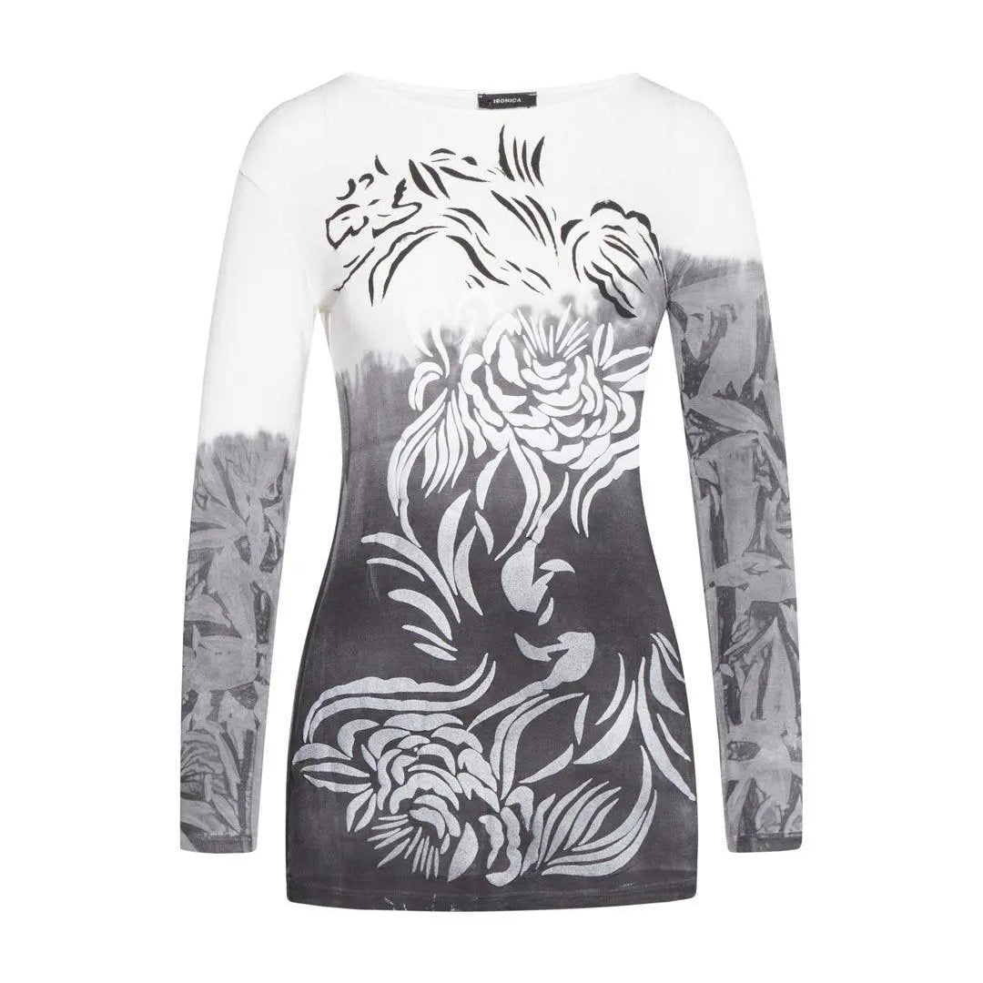 T-shirt manica lunga PERLA IRONICA