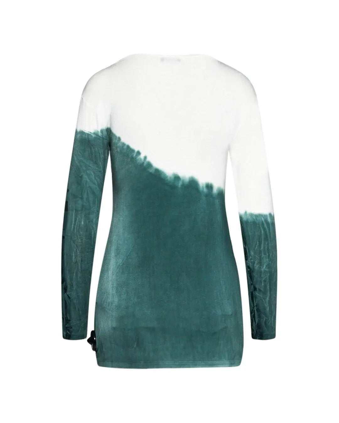 T-shirt manica lunga VERDE IRONICA