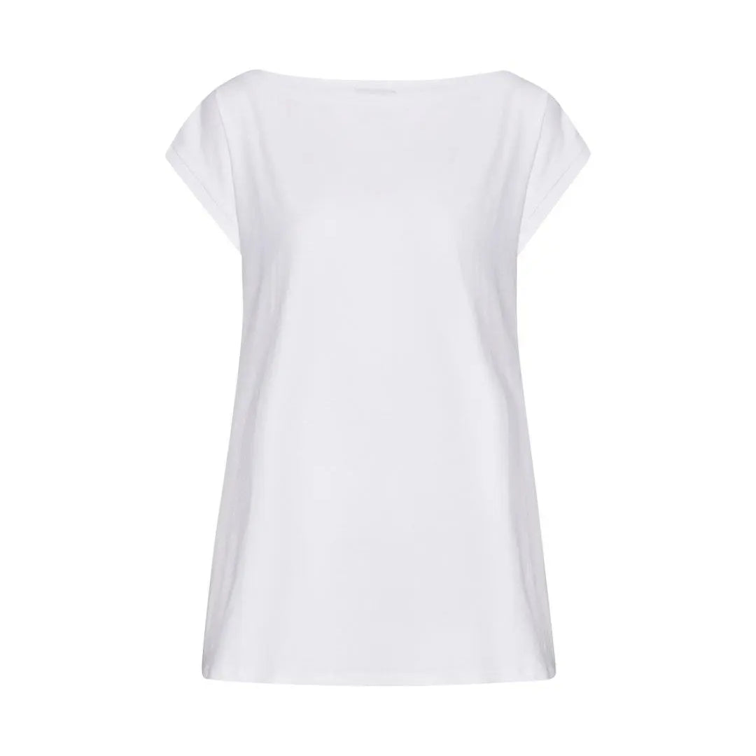 T-shirt scollo a barca BIANCO IRONICA XL