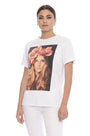 T-shirt stampa woman BIANCO IRONICA 52