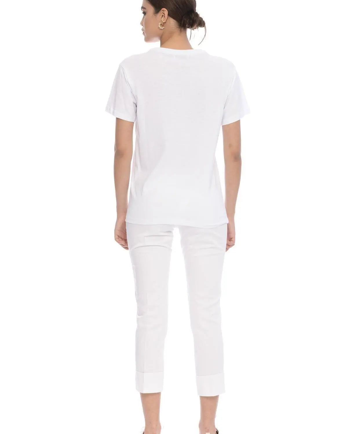 T-shirt stampa woman BIANCO IRONICA